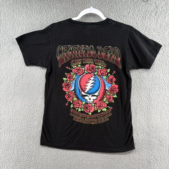 Grateful Dead Fare Thee Well 50th Anniversary T-Shirt Black Tultex Size Small - Picture 2 of 9